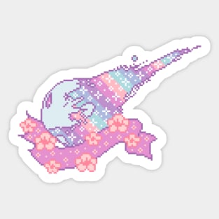 Final Fantasy Galaxy Meteor Pixel Art Sticker